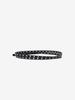 BOUNDARY Double Layered Eyelet Belt Bk_B261Phc005Bk1