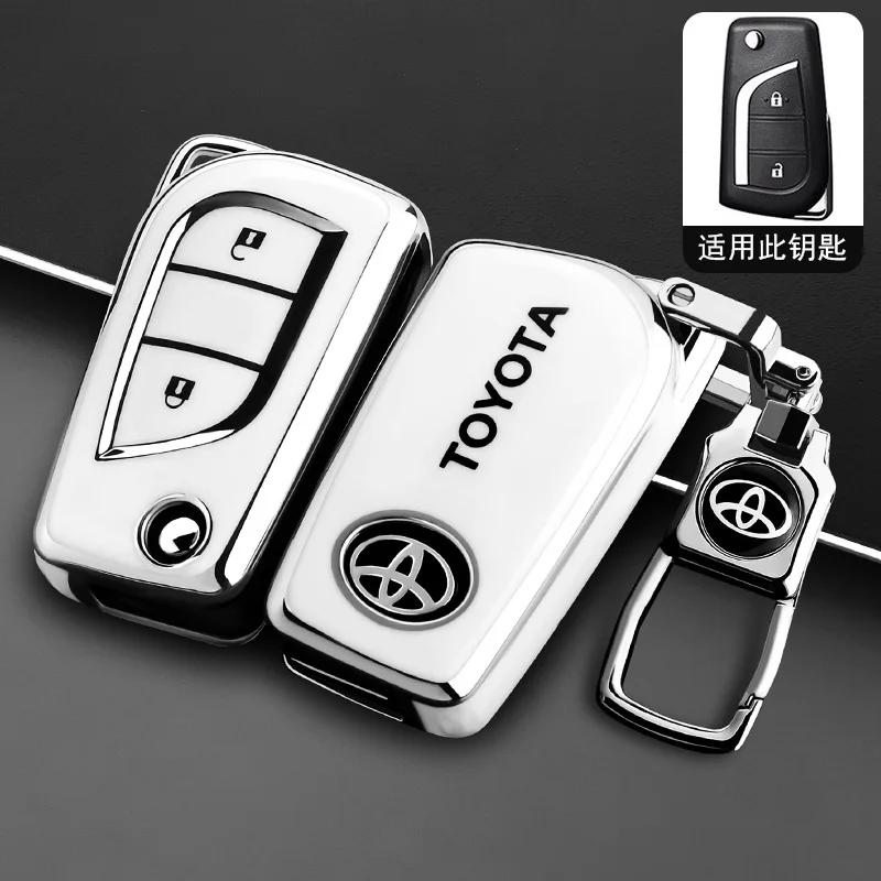 AOQ1 TPU Silicone Key cover case for Toyota Camry RAV4 Highlander Avalon C-HR Prius Corolla GT86
