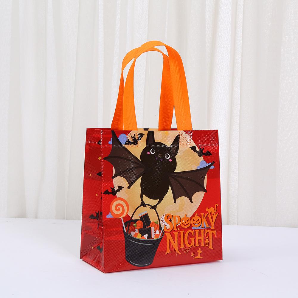 StoBag Halloween Party Trick or Treat Bags for Kids Reusable Eco Friendly Goodie Tote Bags for School Gifts Candy Favors Decor