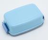 OSK Chiikawa Bento Box Made in Blue (with dividers), 500ml, Japan, Antibacterial, PL-1R,
