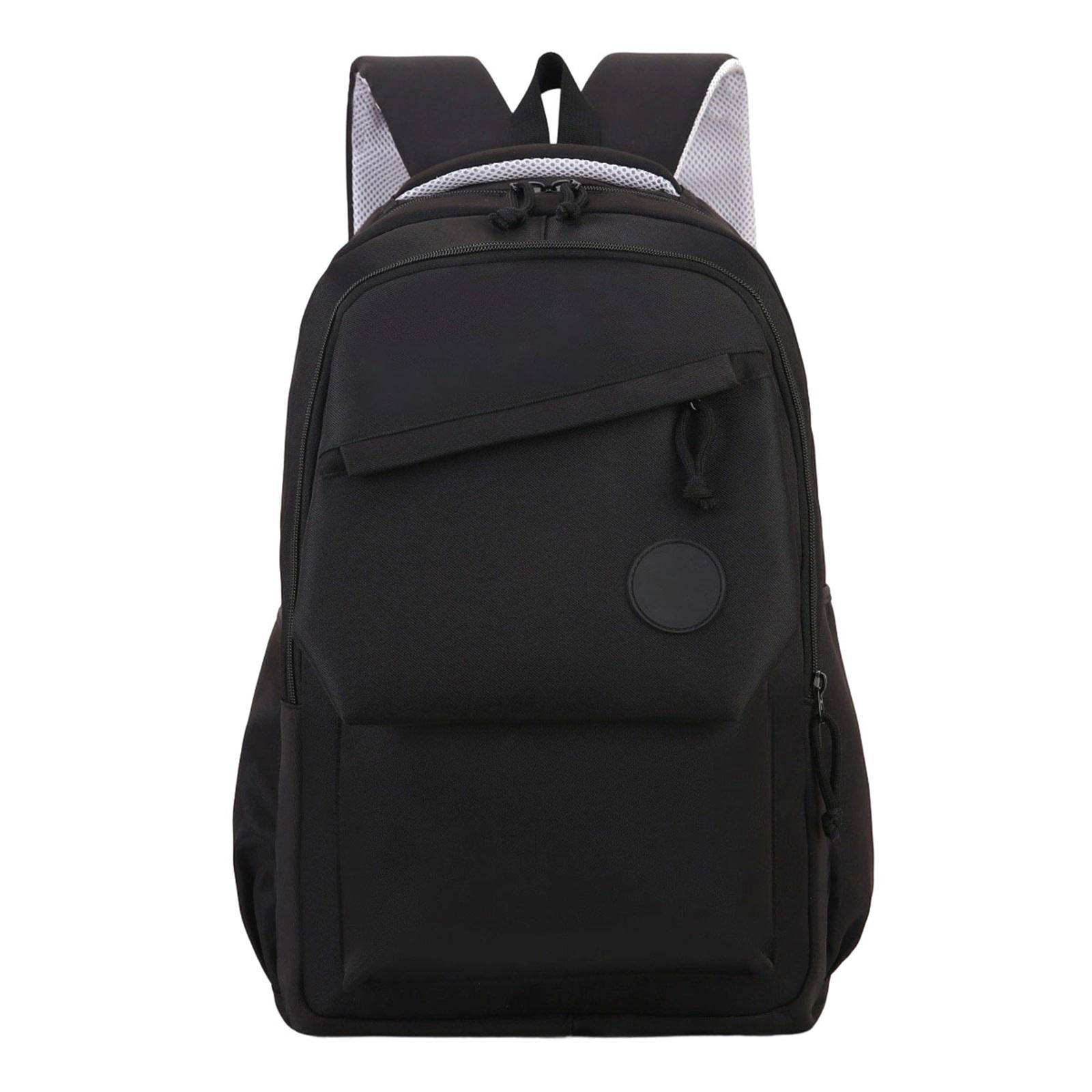 Fashionable Casual -Color Large-Capacity Backpack One Size чёрный