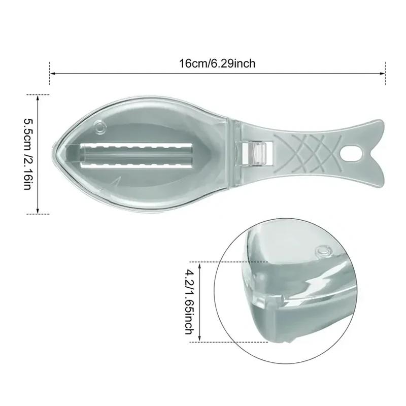 Škrabka na ryby Škrabka Nástroj na čištění ryb Škrabka Škrabka s krytem Domácí kuchyně Vaření Nářadí na ryby Kuchyňské nástroje