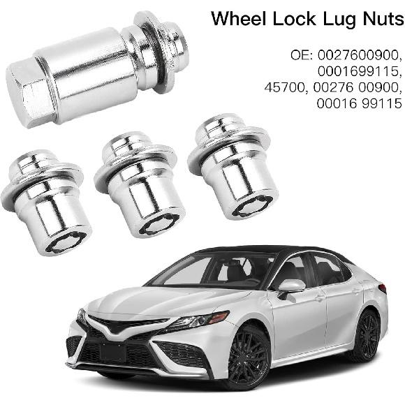 Wheel Lock Lug Nuts 12mmx1.5 Fit for IS300 IS250 IS350 ES300 ES350 ES300H