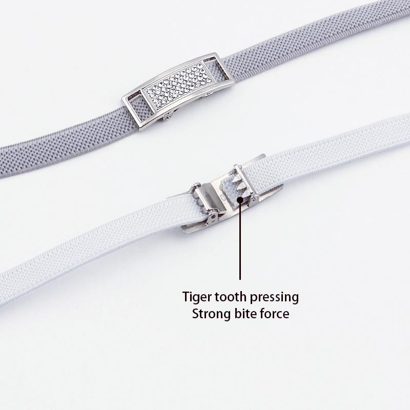 1Pair Diamond Lock Shoelaces Without ties Elastic Laces Sneakers No Tie Shoe laces Kids Adult 0.8cm Flat Shoelace for Shoes