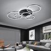 Nordic Modern LED Ceiling Lamp - Creative Round Design for Living Room, Study, Bedroom