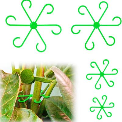4PCS Plant Stem Support Clamp Plant Fixing Clip Plant Climbing Support Frame Flower Stem Organizer Folding Frame Accessories