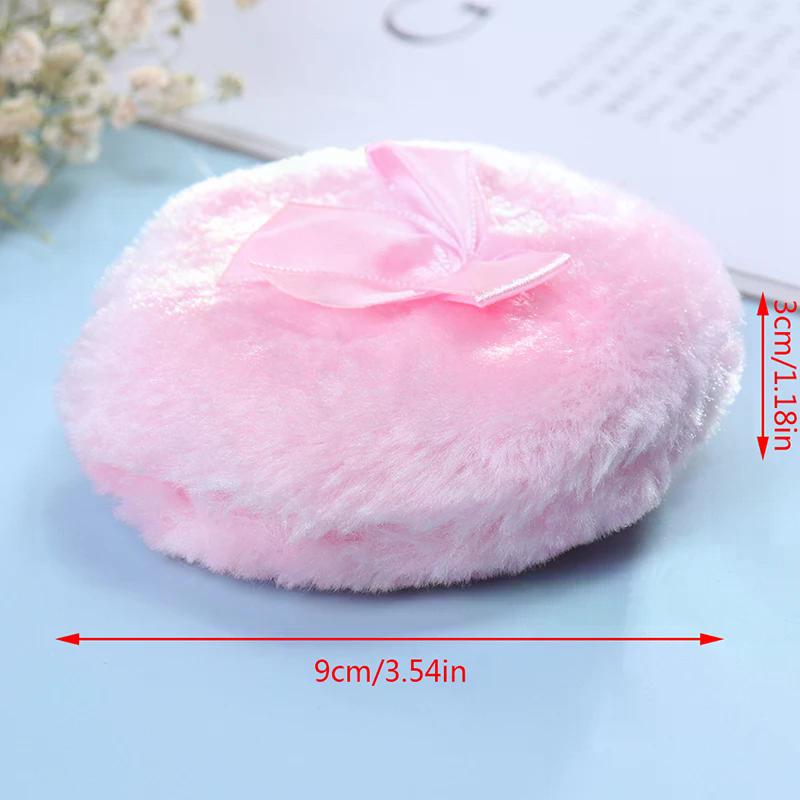 Professional Soft Plush Butterfly Baby Cosmetic Puff Sponge Talcum Powder Makeup Tool for Infants