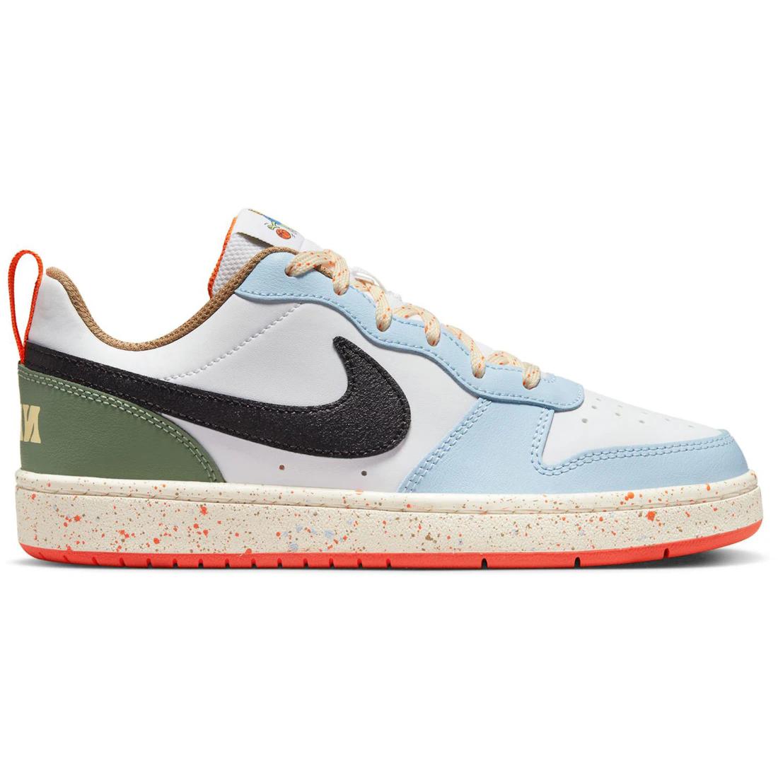 

Кроссовки Nike Court Borough Low 2 Белые с крапинками цвета алебастра (GS)(DX6052-101) 36