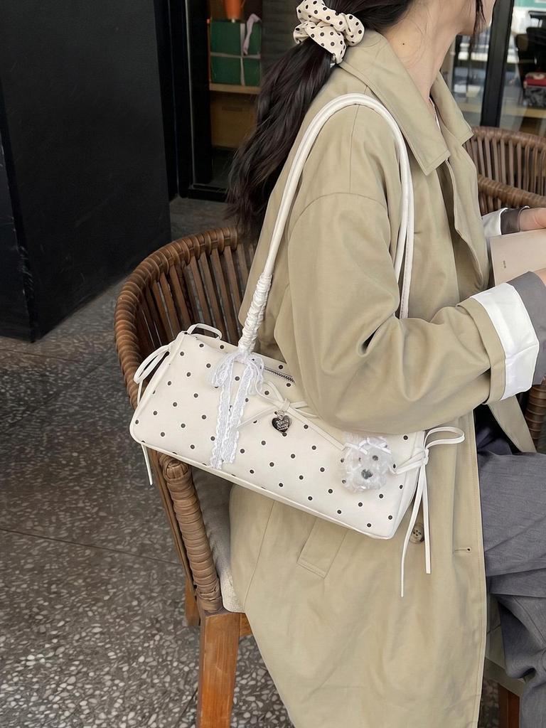 Korean Retro Women's Shoulder Bag - 2026 Autumn/Winter Light Luxury Crossbody