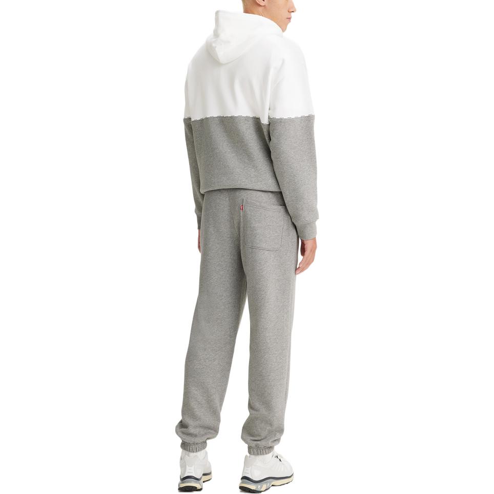 Levis FW22 Brand Logo Letter Print Drawstring Cuffed Pants Unisex Pants Gray A2177-0018