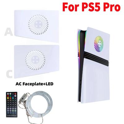 Frontplatte Konsolenabdeckung ABS Hartschale mit Kühlöffnung Faceplate Hülle Abdeckung Abdeckplatten für PS5 Pro Playstation 5 Pro Konsole