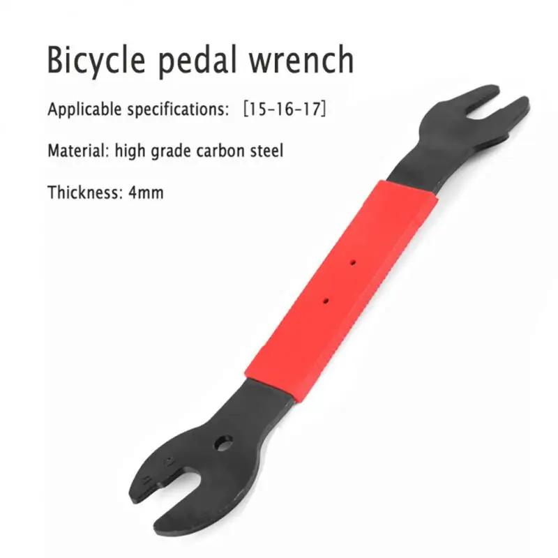 Bicycle Chainwheel Tool 13/15mm 14/16mm Bike Wheel Axle Pedal Spanner Tool Bicycle Hub Pedal Repair Wrench Road MTB Repair Tools