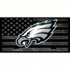 Philadelphia Eagles Taktisches Kennzeichen - Robuster, rostfreier Metall-Kennzeichenhalter für Autos mit amerikanischer Flagge, Taktisches Design, Eagles-Thema