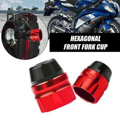 1 pereche de glisoare universale pentru cadru furcă față pentru motociclete Crash Pad scutere Cupă de absorbție a șocurilor Cupă anti-coliziune pentru motociclete