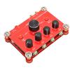 4 Channel Red Headphone Amplifier Independent Volume Control Easy Operation Audio Power Amplifier Module