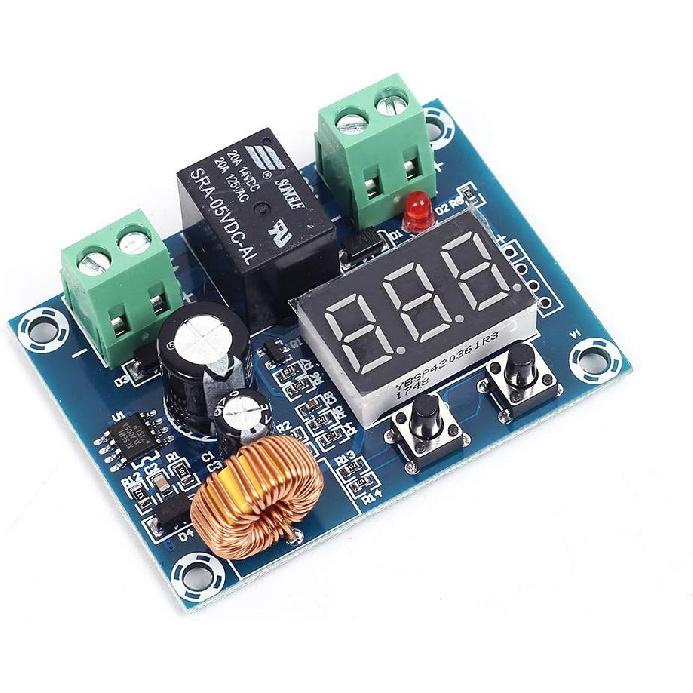 2pcs 12V-36V DC Voltage Protection Module Digital Low Voltage Protector Disconnect Switch Over Discharge Protection Module