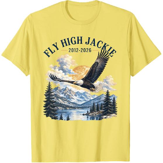 Fly High Jackie, Jackie and Shadow Bald Eagle T-Shirt