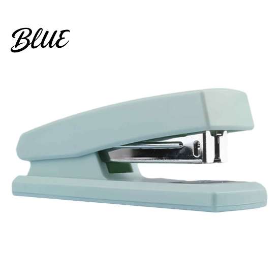 Minimalist Morandi Color Stapler Mini Stapler with Ergonomic Curved Design Handheld for Students And Teachers Office School Home Use Desktop Gadget