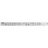 Shinwa Sokutei Pickup Scale, Silver, cm Display, Upper and Lower Rows, 1mm Pitch, 30cm, JIS Class 1 with Red Numbers, 13134