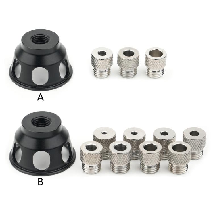 Aluminum Hole Puncher Locator Jig Centering Drill Guide 3-10mm Hinged Hole Opener Woodworking Tools Puncher Accessories