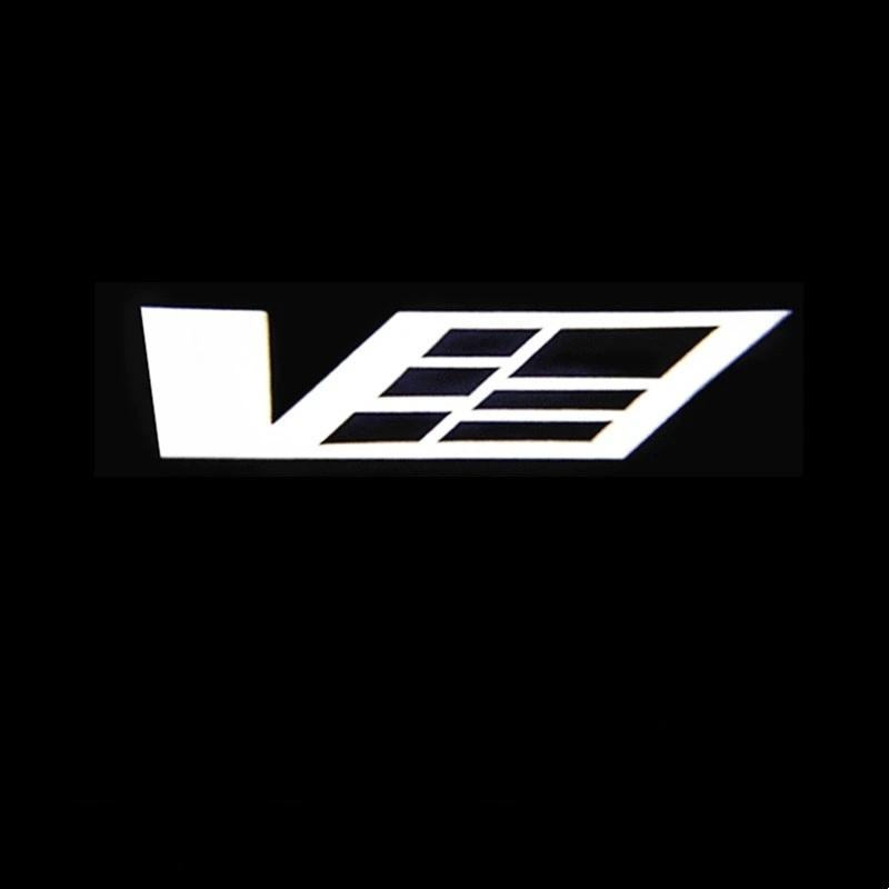 LED Lamp Shadow Projector for Cadillac Car LED Car Logo Lamp Door Shadow Light SRX XT4 XT5 XT6 ATS XTS CTS CT6 Car Accessories