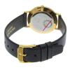 Movado Museum Watches 87.45.882 blackDial Plated Gold/Embossed Leather Quartz Analog display mens Used