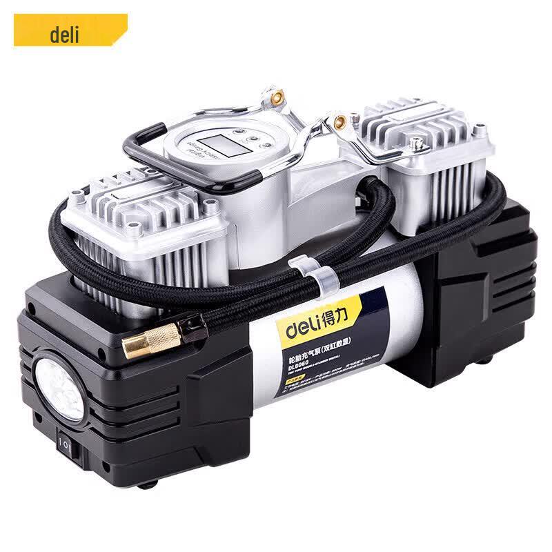 Deli Portable 12V Car Air Pump