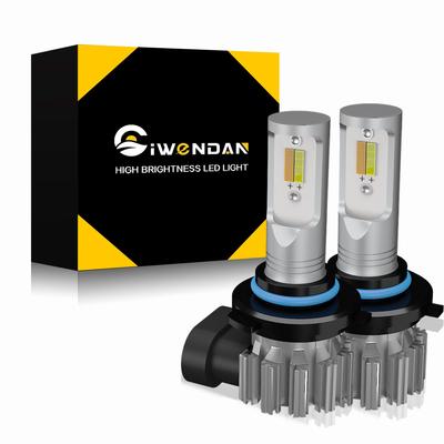 Farol de Nevoeiro LED Compartilhado CIWENDAN HB3/HB4, Explosão 14.000 LM, Comutação de 2 Cores, Mudança de Cor,
