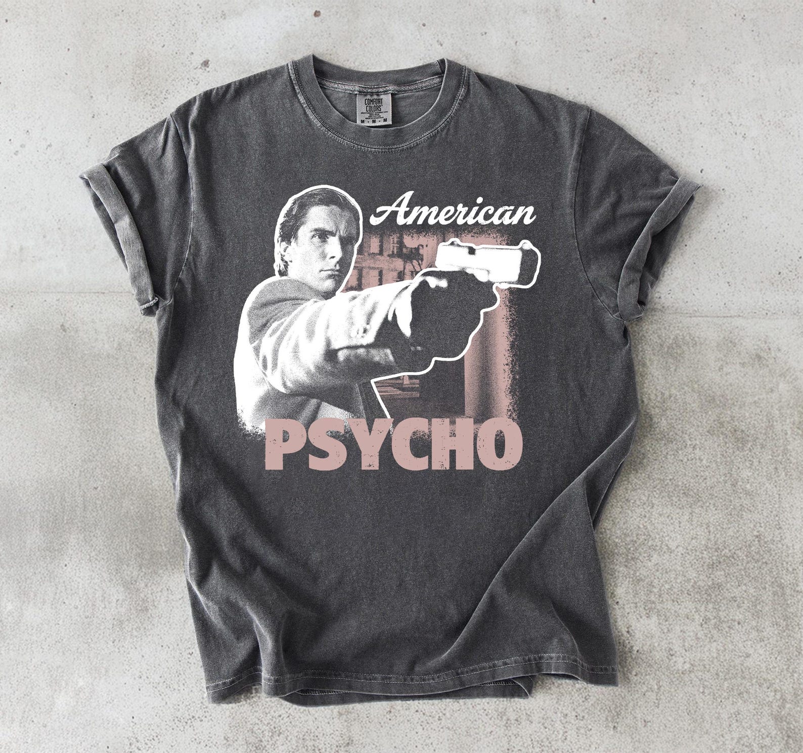 American Psycho Movie Shirt, Patrick Bateman T-Shirt, Christian Bale Tee, Vintage 2000s Horror Movie Tee, Gift for Film Fan XL