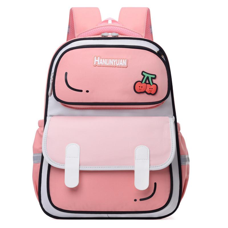 Large Capacity Casual School Backpack For Kids With Fun Cartoon Patterns