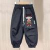 Kids Summer Quick Dry Mosquito Pants Boys Girls Cartoon Casual Trousers