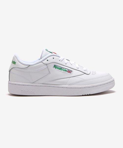 [Reebok] Club C 85 - White:Green RXSOXXCCUE1