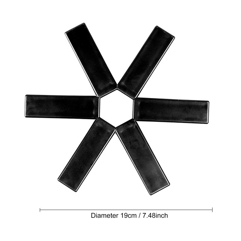 Foldable Trivet Mat Non-Slip Expandable Trivet Heat Insulation Pad Heat Resistant Insulated Placemat Kitchen Accessories
