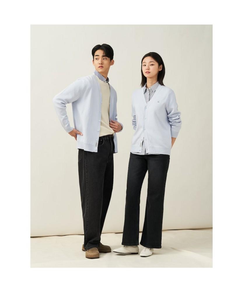 Beanpole Men [Essential] Cotton Barrel B Cardigan - Light Grey (Bc515Ae102)