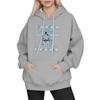 Women's Fashion Long-Sleeve Pullover Hoodie with Fun Movie-Inspired Prints