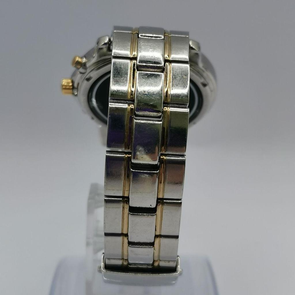 Used SEIKO Radio Solar 7B22-0BK0 Silver Combi Shell Dial