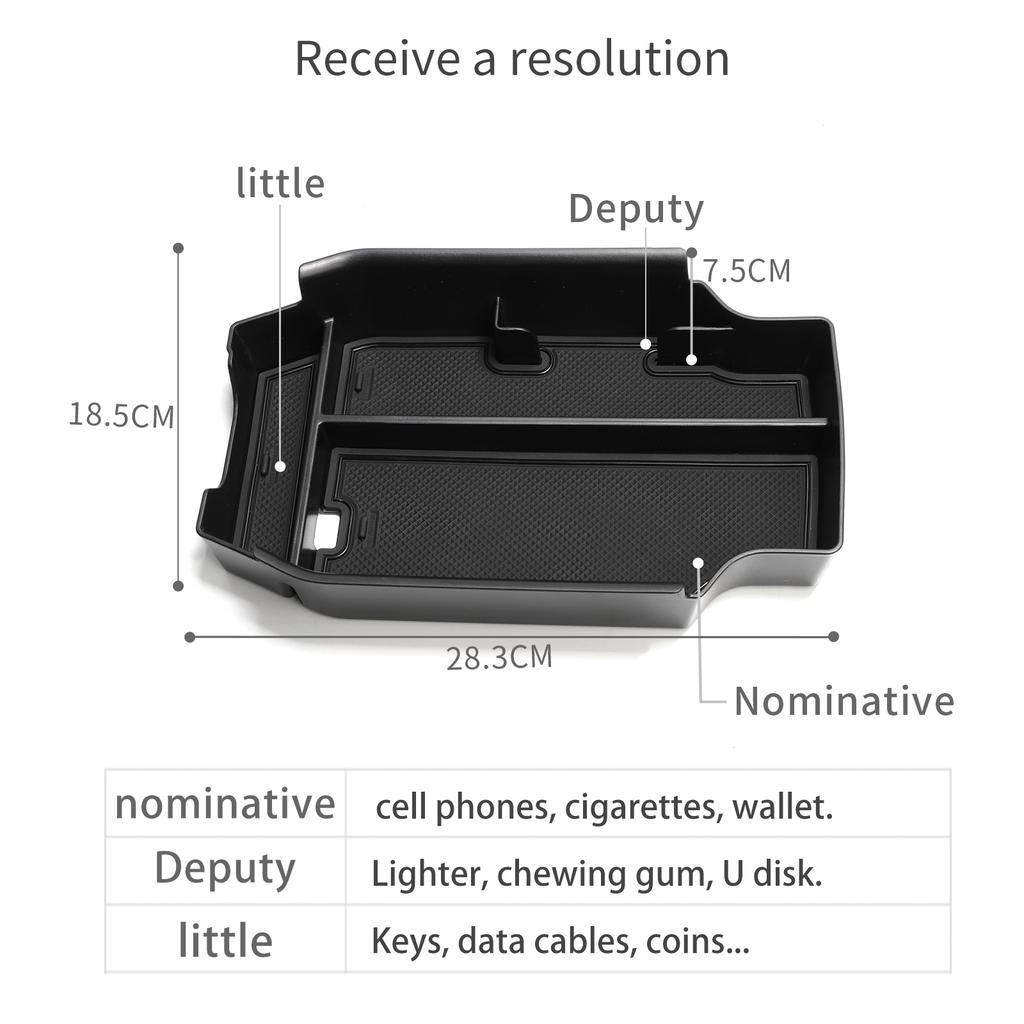 For Honda Accord Fuel 2025-2025 Car Armrest Storage Box Center Console Tray Organizer Accessories