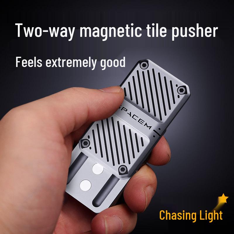 

Yi Jue Mechanical Decompression EDC Snap Coin Toy - Black Alloy