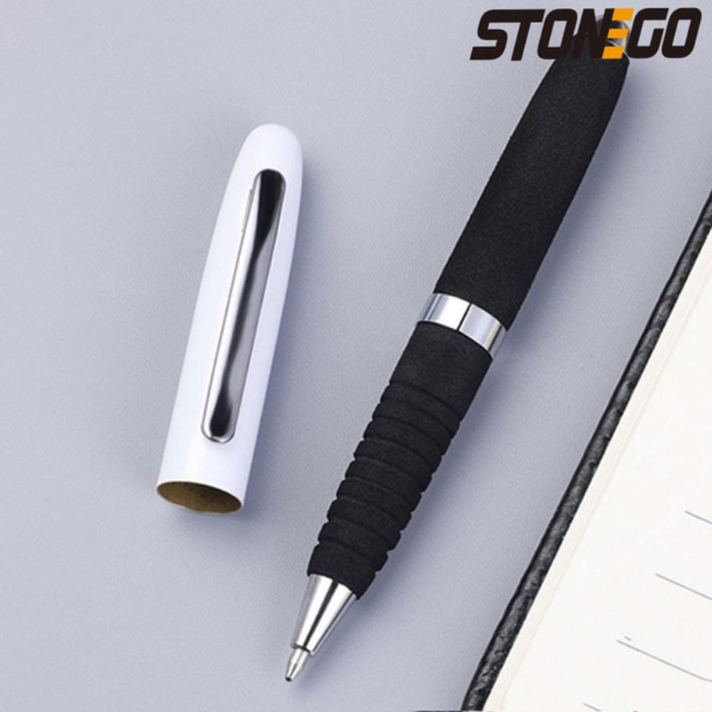 STONEGO Fashion Wallet Pen Short Paragraph Gift Travel Pocket Pen Mini Pocket Short Clip Metal RollerBall Pen Travel Pocket Pen