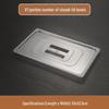 Clear Acrylic Rectangular Buffet & Catering Food Pan