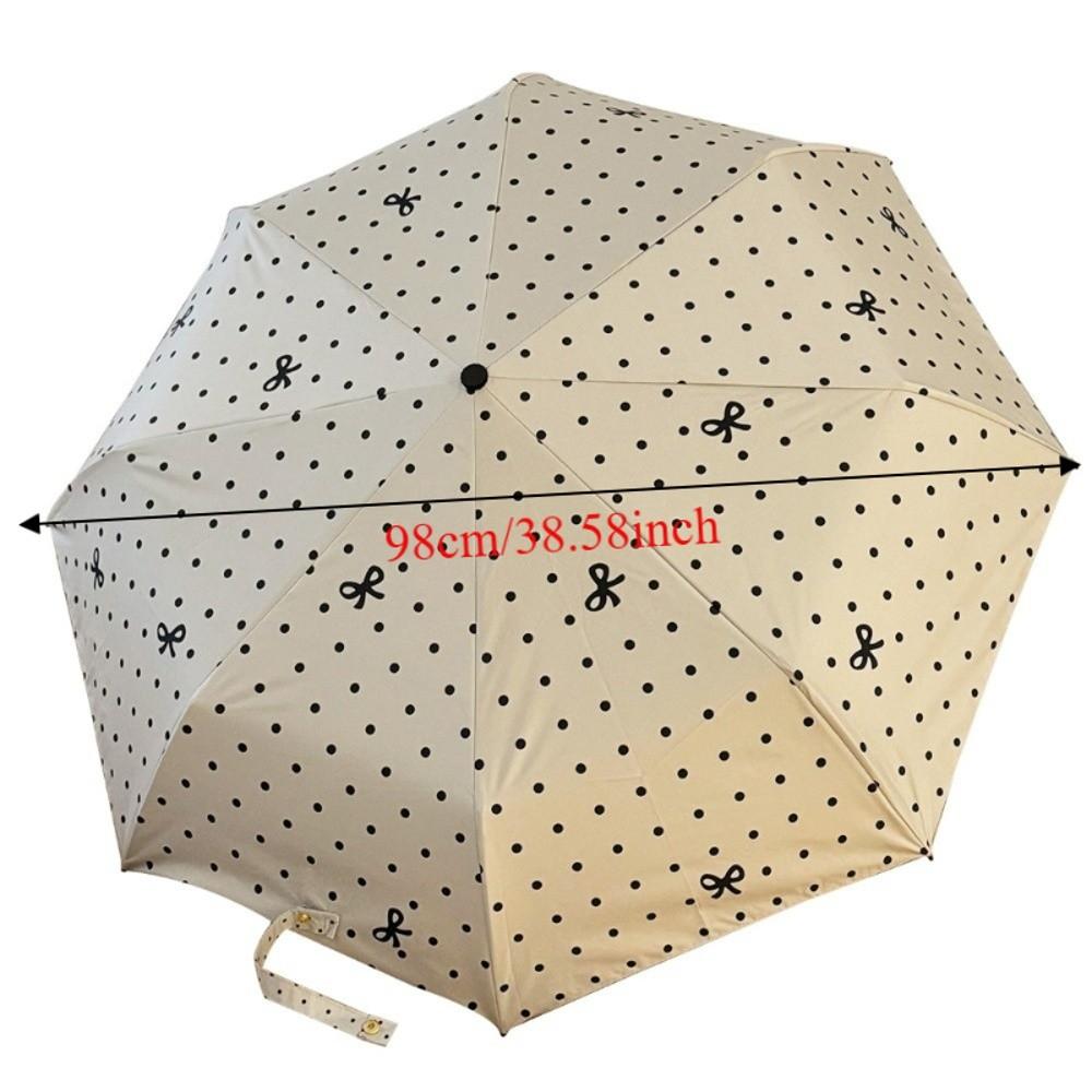 Sun Protection Folding Umbrella Windproof Hand Operated Parasol Dual-purpose Sunshade Sunny Days
