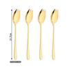 4ks vidlička lžíce 304 nerezová ocel západní jídlo nádobí vidlička lžíce instantní nudle lžíce vidlička nudle salát Sporks