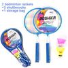 1 Pair Children Badminton Rackets Ball Set Sports Game Toy Kids Indoor Outdoor