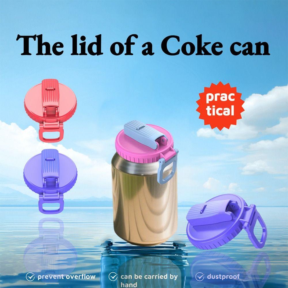 With Straw Straws Soda Can Covers Reusable Tank Cover New Outdoor Cola Cover  Canned Beverage
