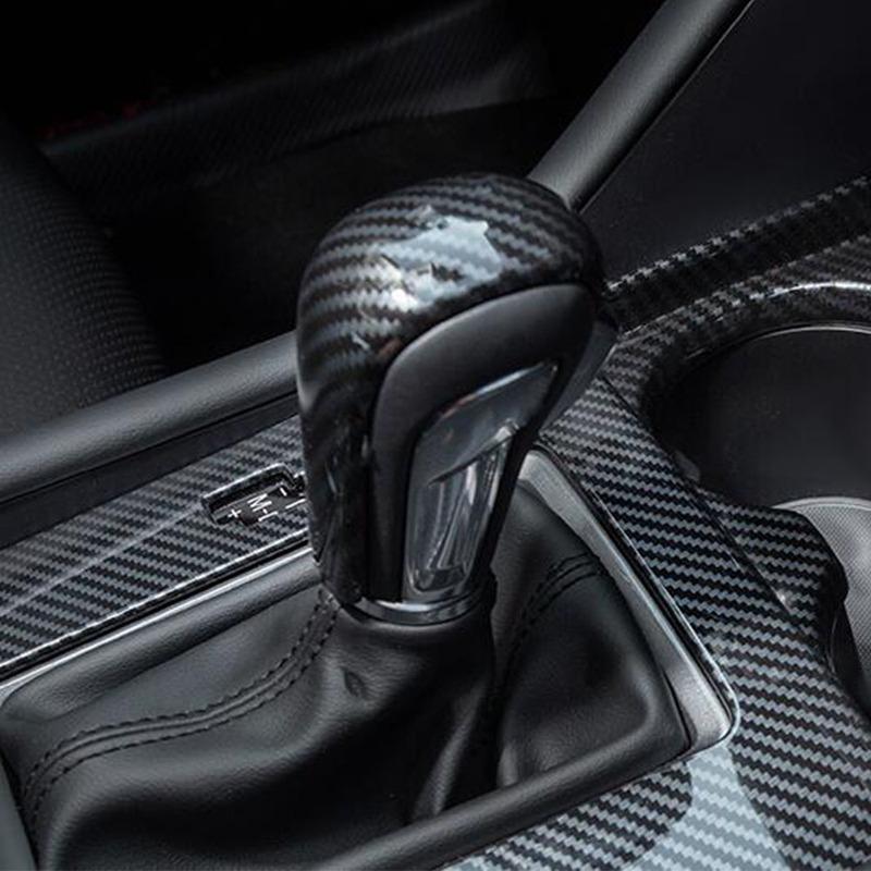 Body Cover Styling Head Sequin Trim Frame Sticker Gear Cover Shift Knob Control 1PCs For Mazda CX-30 CX30