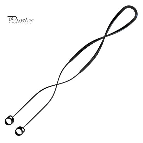 

Ремешок для наушников с защитой от потери, точные отверстия, сверхлегкий силиконовый ремешок для наушников с защитой от падения, веревочный шнур для Sennheiser MOMENTUM True Wireless2 чёрный