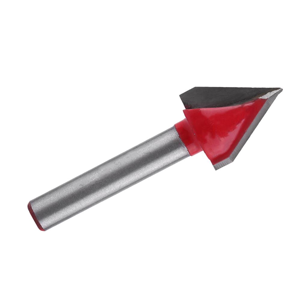 Router CNC pentru prelucrarea lemnului din oțel tungsten Bit de ascuțire Instrument de tăiere VGroove, arbore de 6 mm (6*16mm*60 de grade )