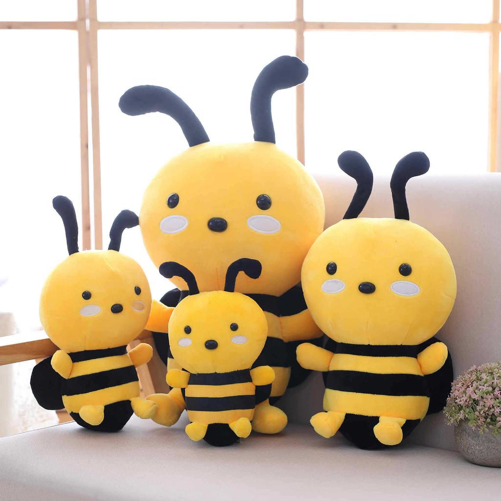 Plush Bee Stuffed Toy Insect Stuffed Doll Childrens Birthday Gift Cushion Cozy