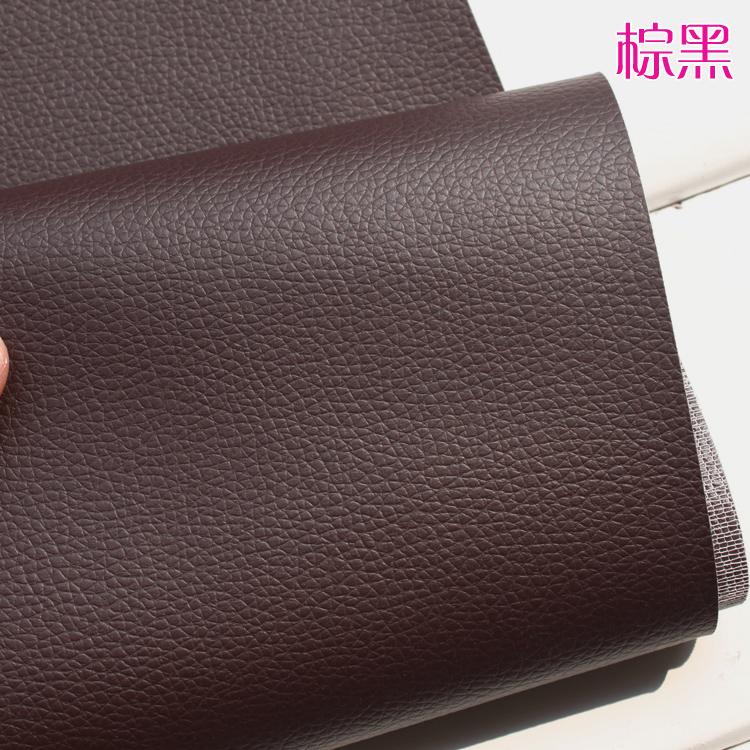 Soft Faux Leather Fabric By The Meter Per for Upholstery Bag Sofa Seat Cover Furniture Small Lychee Pattern PU Waterproof Diy