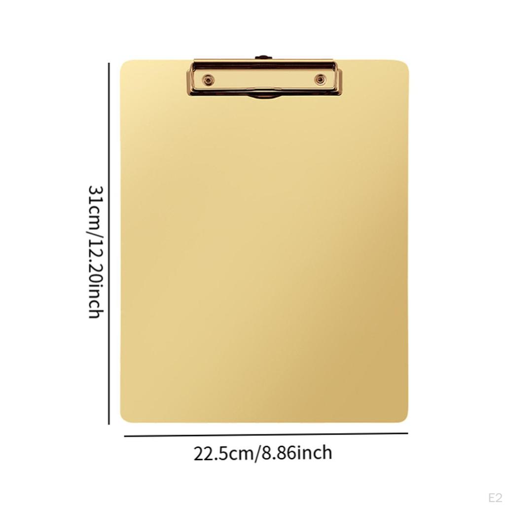 Clipboard Metal A4 Waterproof Accessories Portable Folder File for School